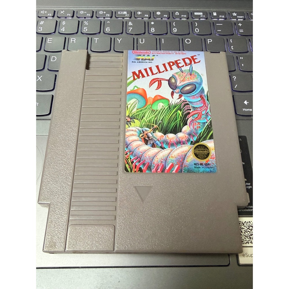 Millipede Nintendo NES Video Game Cartridge NES-ML-USA HAL America Inc.‎